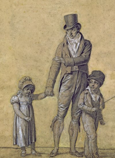 Vater mit seiner Tochter, Studie für 